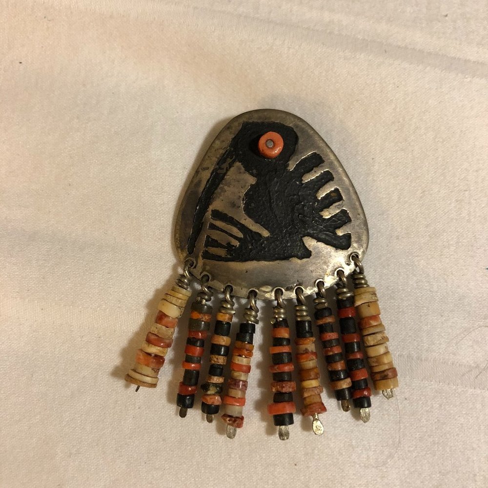 Southwestern Brooch. *Vintage.